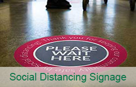 Social Distancing Signage